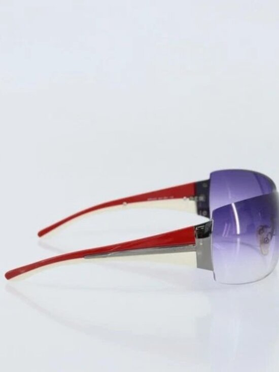 PRADA Sunglasses plastic Purple Auth bs33479 main image 5